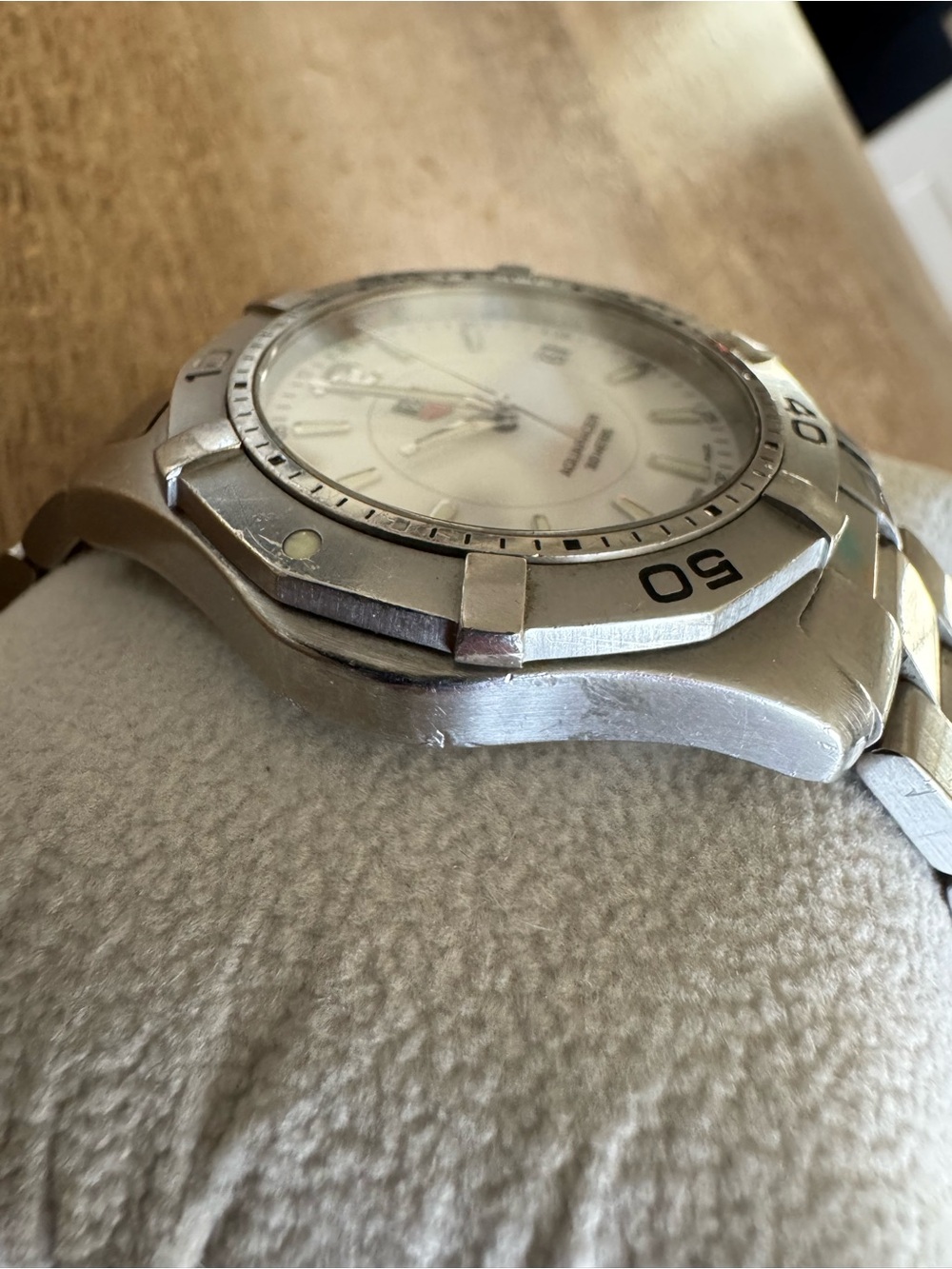 Tag Heuer Aquaracer Stainless Steel Watch - White Dial very sharp - Picture 5 of 14